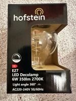 10 Stk. Hofstein LED Decolamp E27, 6W, dimmbar - Neuwertig!