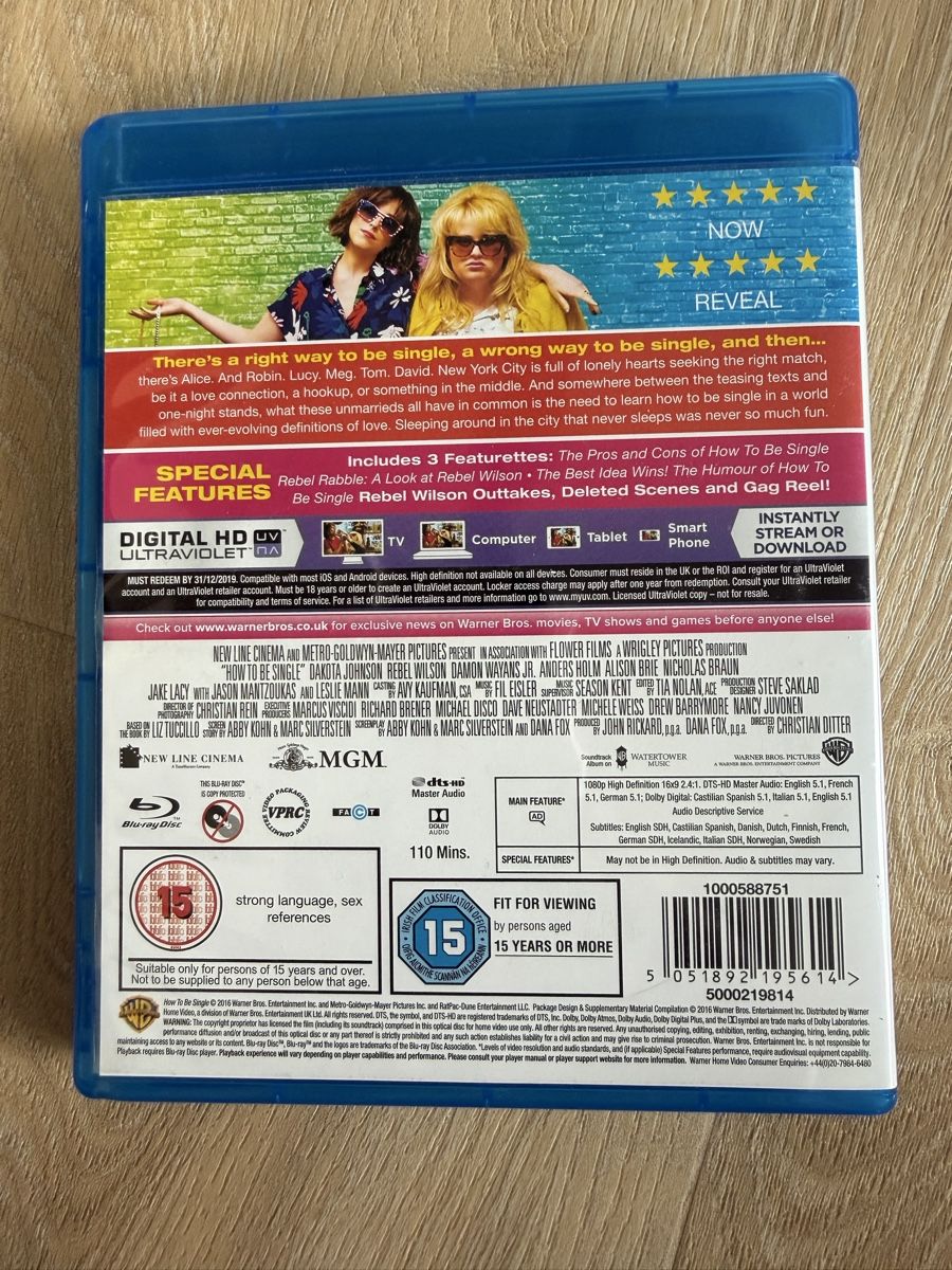 Alle DVDs: How to be Single (BlueRay) – Gebraucht aus Nürensdorf von agwils7 1