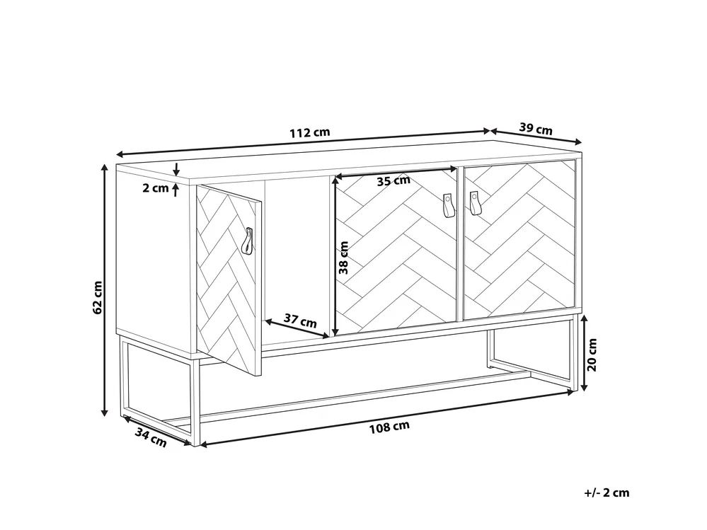 Kommoden: Commode Nueva Marron foncé/Blanc Neuve – Neu und originalverpackt aus Bulle von Christophe1080 8