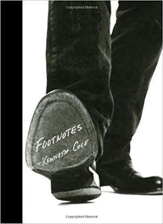 Livre Kenneth Cole: Footnotes NEUF