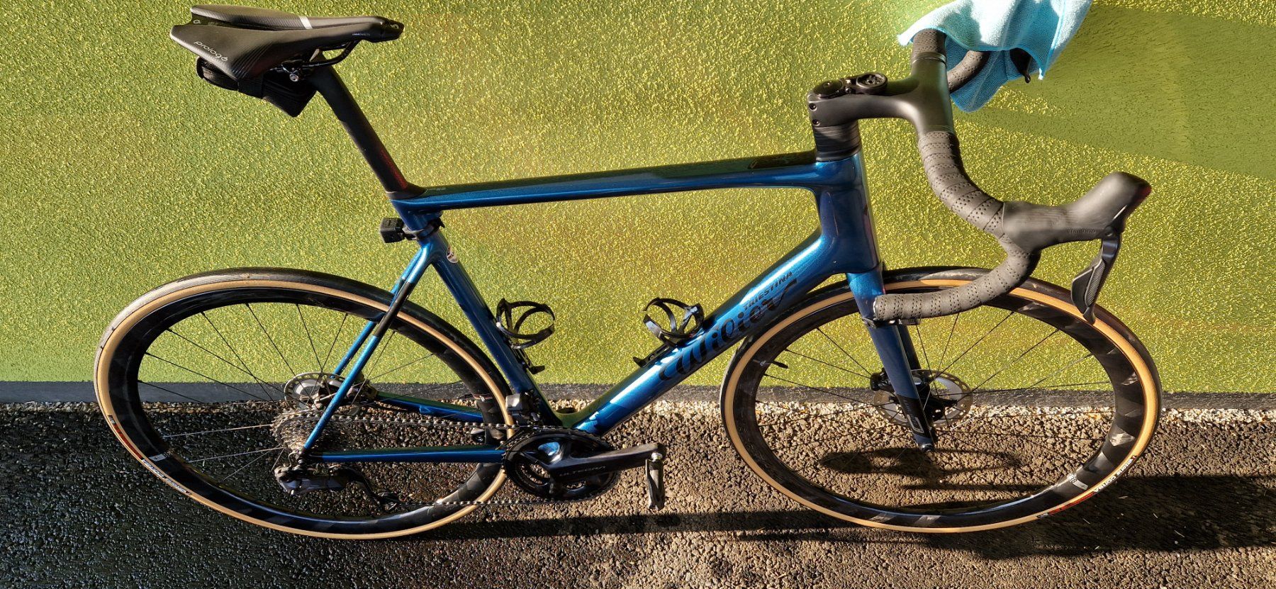 Wilier Biciclette: Wilier 0 SLR E14 Iride Petroleum – Usato da Domdidier venduto da Fender010