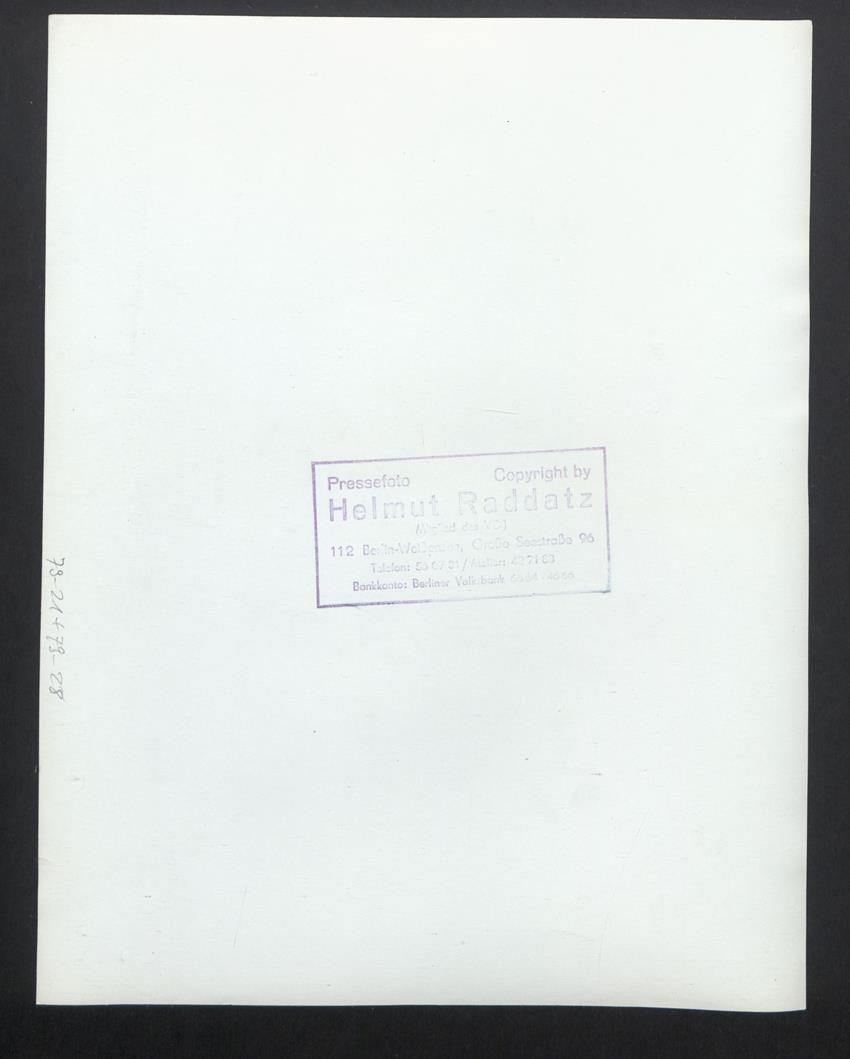 Fotografie & Manifesti: Fotografie Helmut Raddatz, Berlin-Weisse – Usato da Berlin venduto da bartko-reher 1