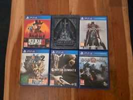 Playstation 4 diverse Spiele