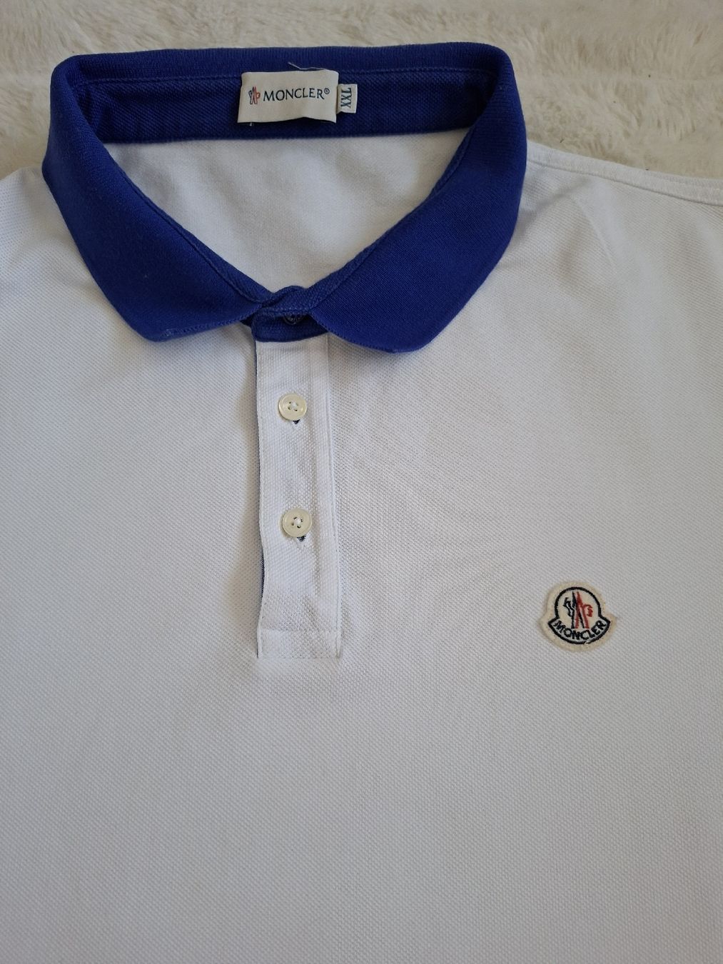 Moncler Polos: Polo blanc Moncler  – D'occasion à Renens VD par ser_j2fn 8