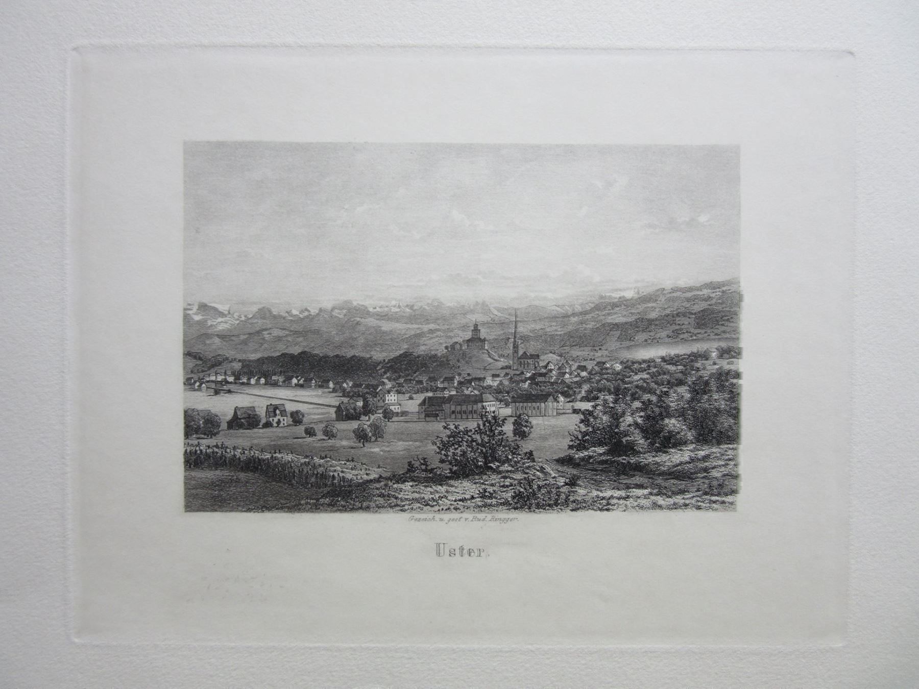 Incisioni: USTER (STAHLSTICH) – Usato da Gersau venduto da grafik-kunst 1