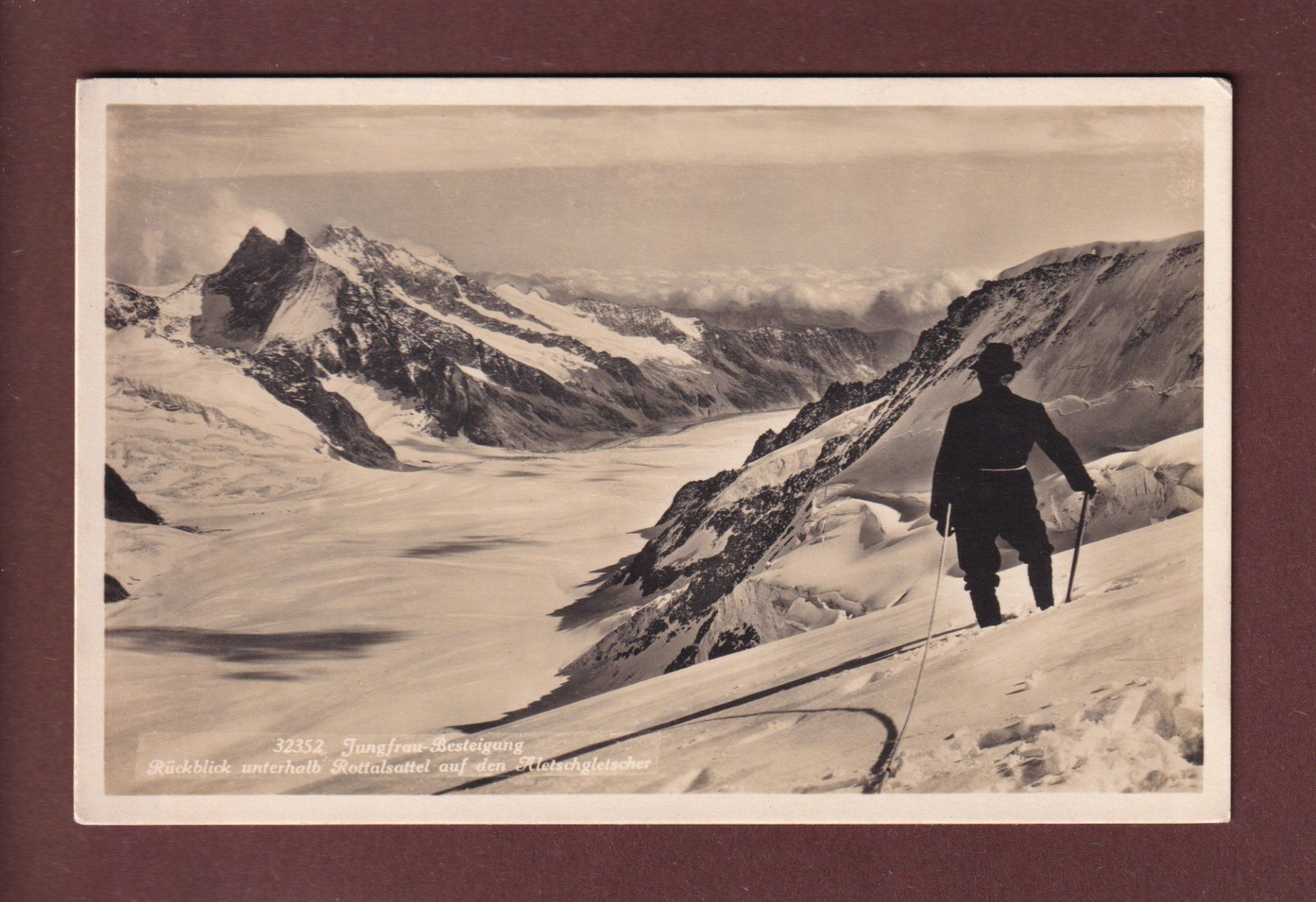 Cartes postales: JUNGFRAU-BESTEIGUNG – D'occasion à Pully par nicecards