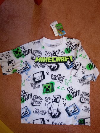 T-shirt Minecraft neuf 140