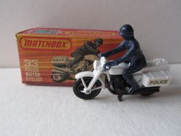 Police Motor Cyclist, Matchbox Superfast, Nr. 33C