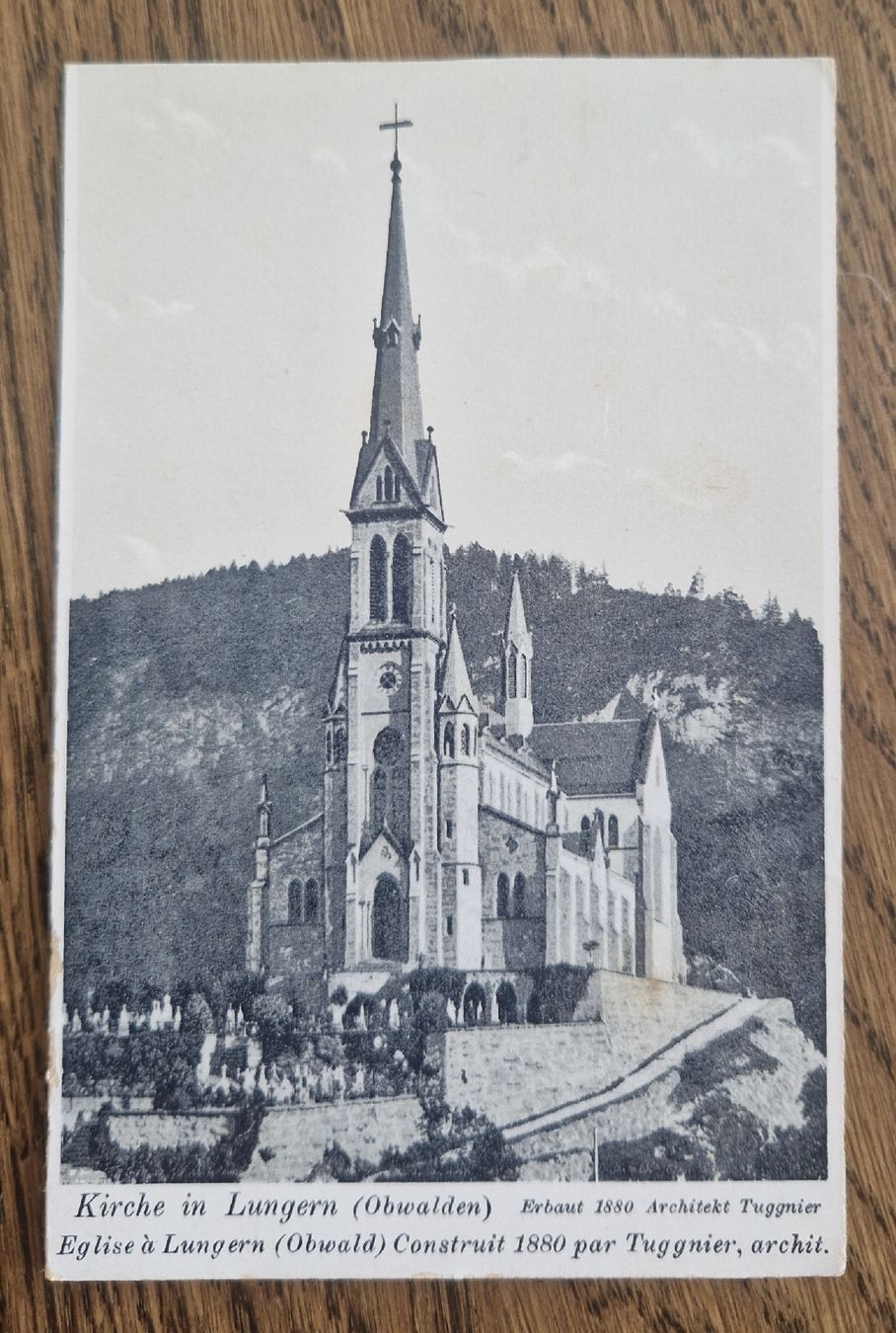 Cartoline postali: Kirche Lungern – Usato da Ebikon venduto da Donar50