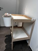 IKEA Wickeltisch inkl. Zubehör, Buche/weiss, 53x72x87 cm
