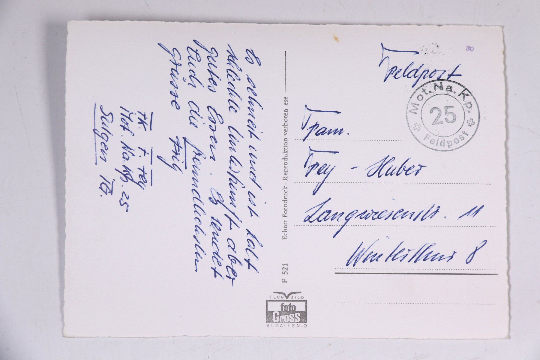 Cartoline postali: Flugaufnahme Sulgen – Usato da Hettlingen venduto da Scholi99 1