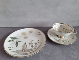 Trio Tasse/Unter-/Dessertteller Winterling Marktleuthen 1961