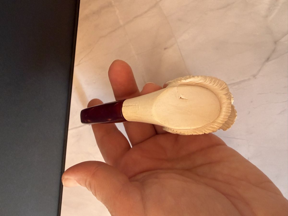 Pipe & Accessori: Handgeschnitzte Meerschaumpfeife, filterlos – Nuovo (secondo la descrizione) da Uzwil venduto da Calla03 2