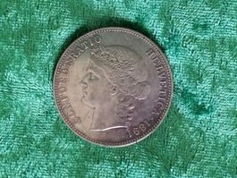 CH 5 Franken 1891/ 5 Francs 1891