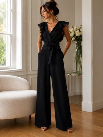 Tommy Hilfiger Jumpsuit Overall Einteiler Schwarz Gr 8