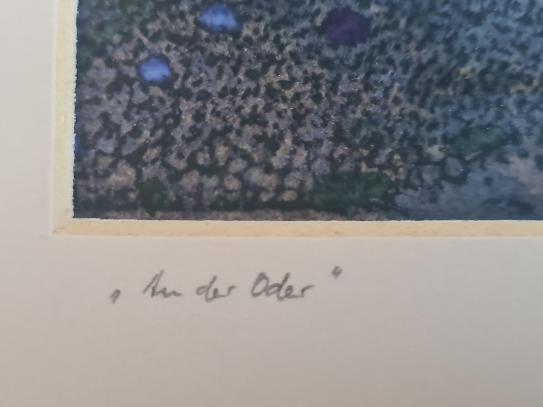 Tableaux: Günter NEUBAUER - An der Oder – D'occasion à Hünibach par sokothu 4