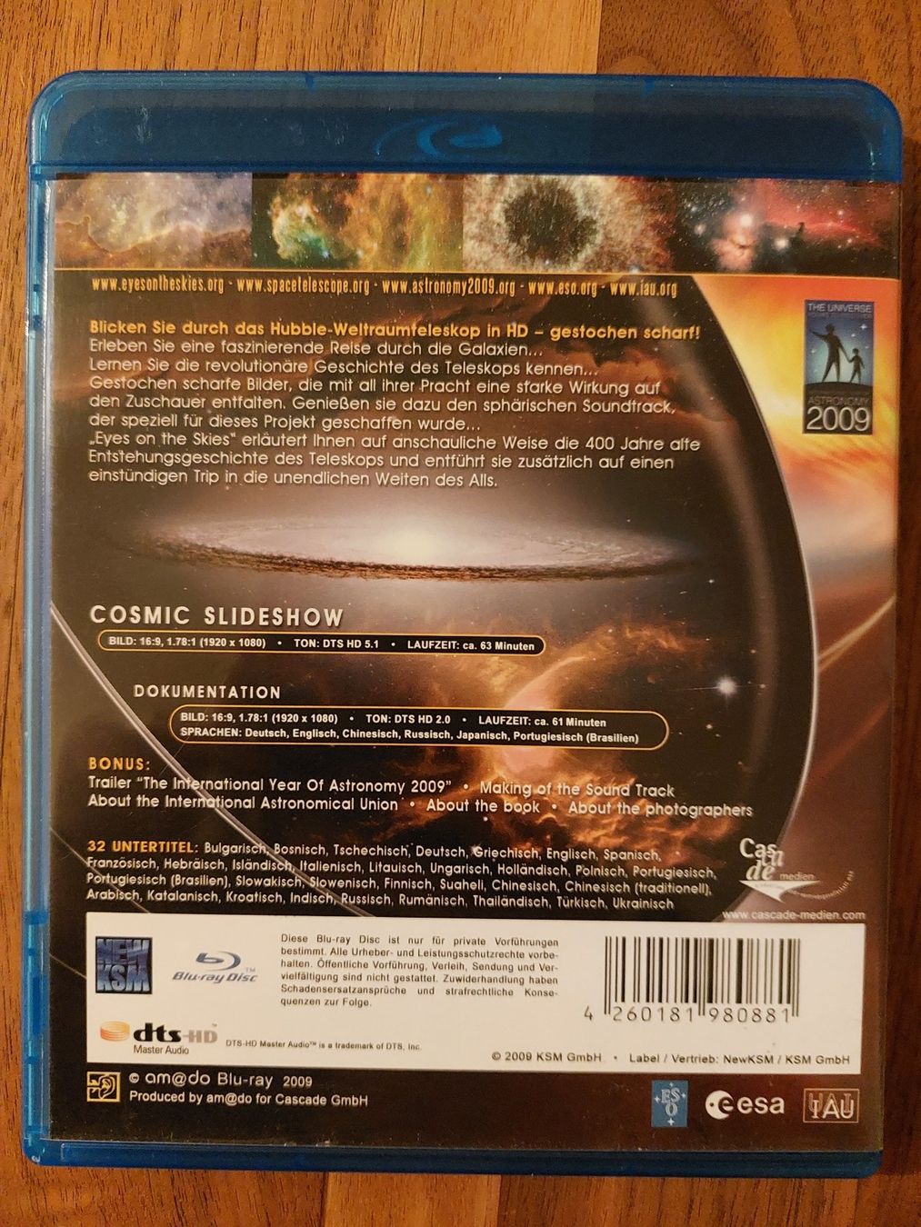 Alle DVDs: Blu Ray - Eyes on the Skies – Gebraucht aus Rheinfelden von FilmAuktion 1