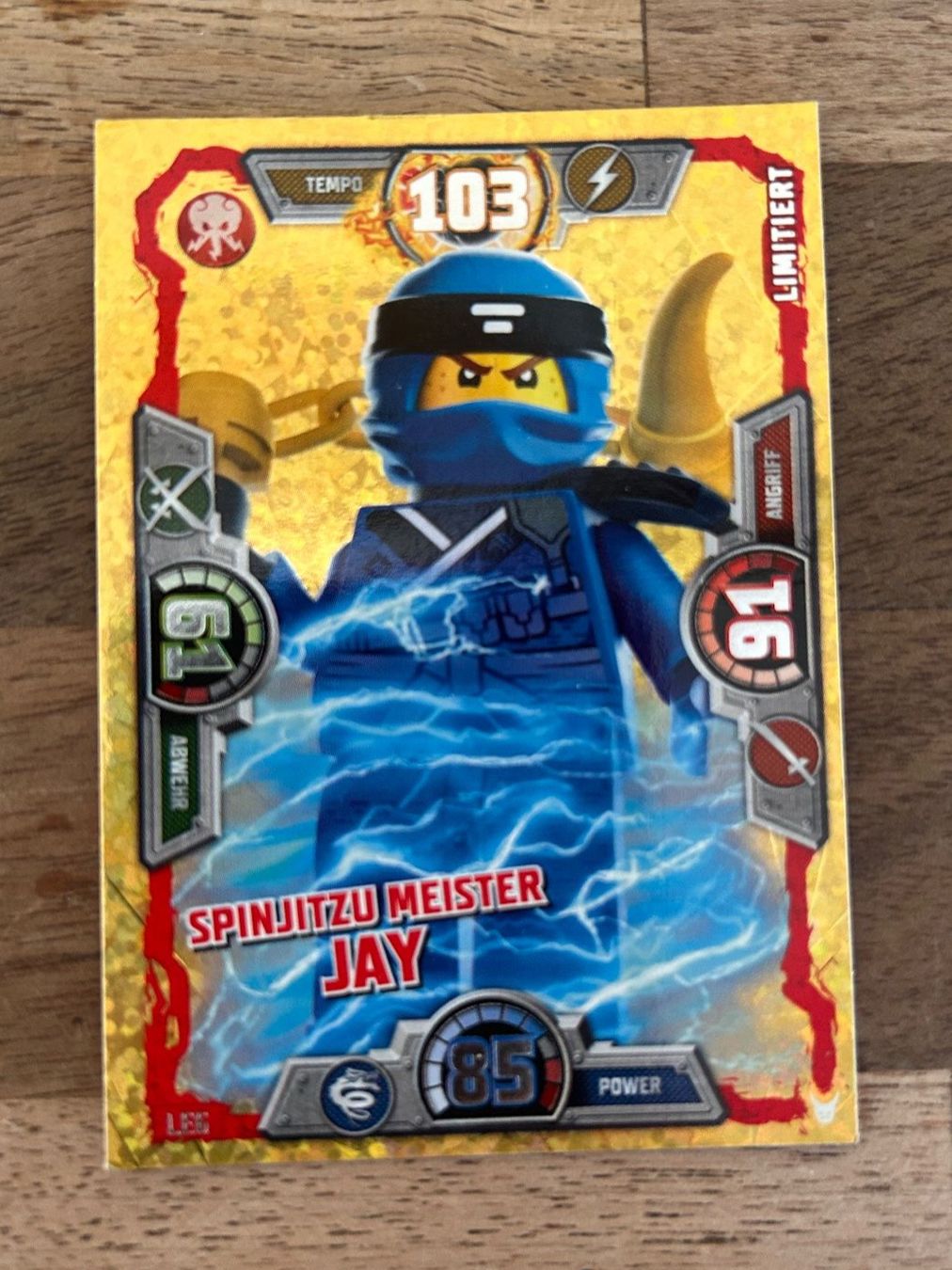 Carte collezionabili: Lego Ninjago Limited Edition Card "Spinjitzu Meister Jay" – Usato da Oberwil-Lieli venduto da Mhd