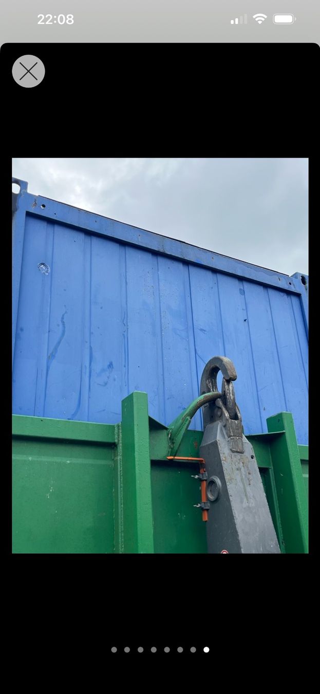 Contenitori edile: Baucontainer Poliercontainer eine Seite offen – Usato da Egg b. Zürich venduto da SwissTradingAgency 5