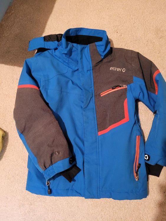 Veste ski marque ETiREL bleue 8 ans excellent tat Acheter