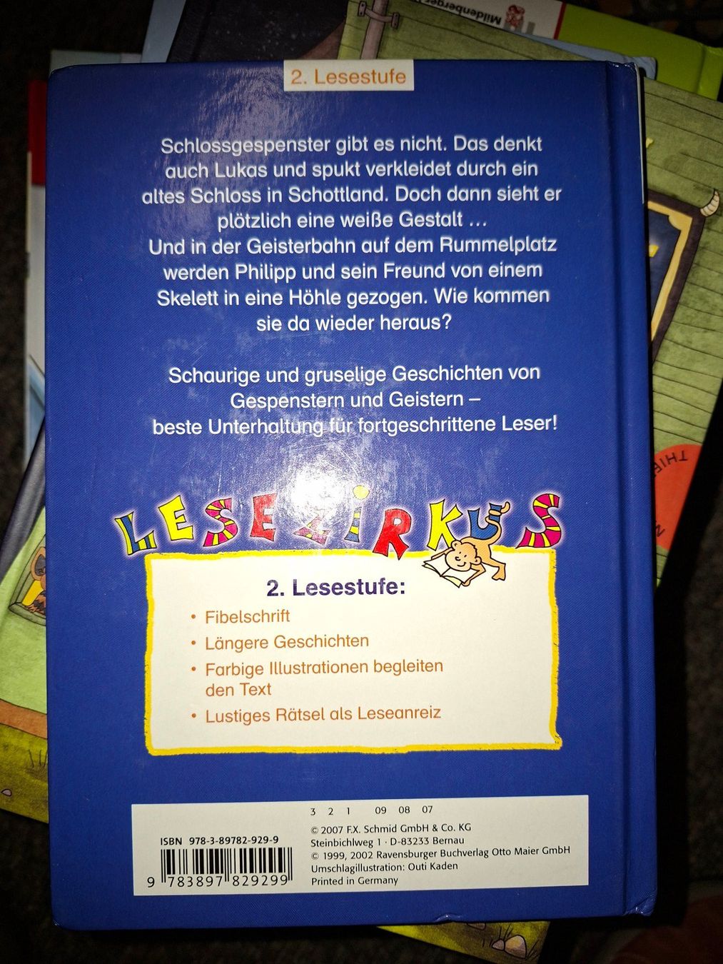 Bücher: Lesezirkus: Gruselgeschichten, 2. Lesestufe – Gebraucht aus Dietikon von Buchantiqdietikon 1