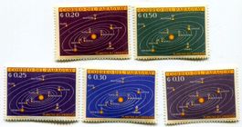 Briefmarken "Sonnensystem". Paraguay