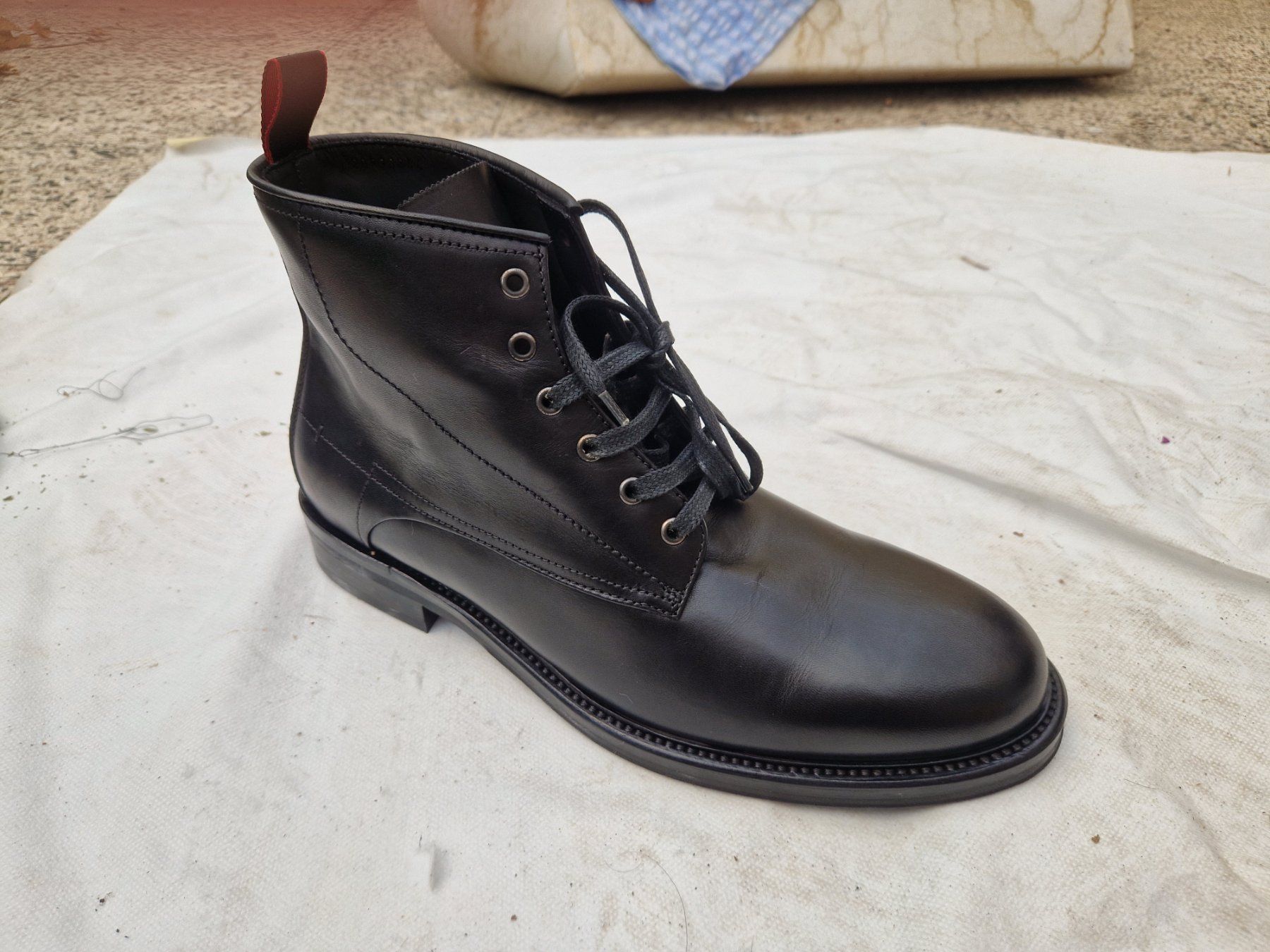 Hugo Boss Scarpe da uomo: HUGO BOSS STIEFEL NEU GR.45 SCHWARZ – Nuovo e nell'imballaggio originale da Bottighofen venduto da menschenfamilie 3