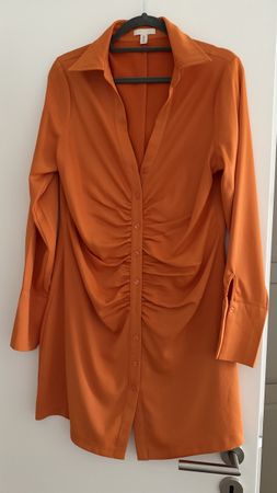 Orangenes Partykleid H&M