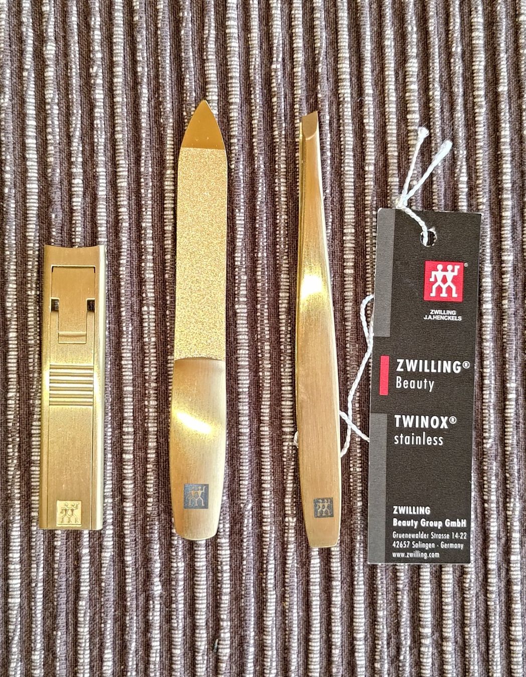 Unghie finte: Zwilling Nagelpflegeset – Nuovo e nell'imballaggio originale da Gerzensee venduto da cobo02