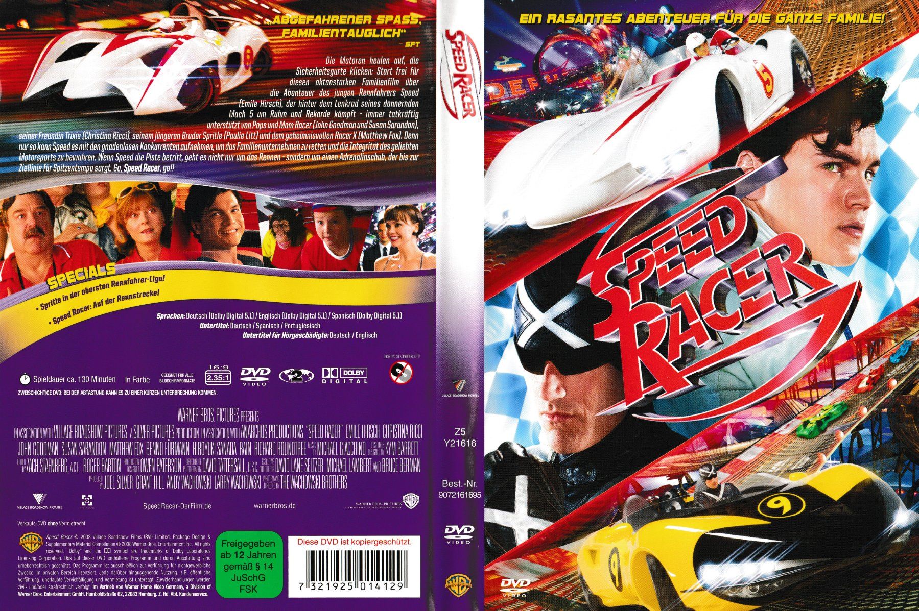 Tutti i DVDs: DVD - Speed Racer – Usato da Langnau am Albis venduto da MediaRescuerKeLoX