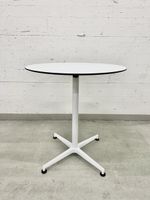 Runder Klapptisch „Vision“ von PF Stile / weiss / Ø 70 cm