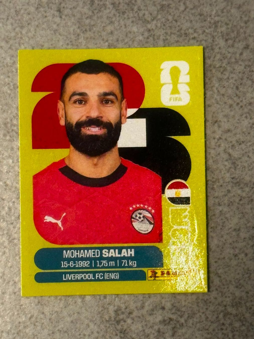 Panini Sammelbilder & Trading cards: Panini 2026 - Mohamed Salah – Neu (gemäss Beschreibung) aus Zürich von shadow1109