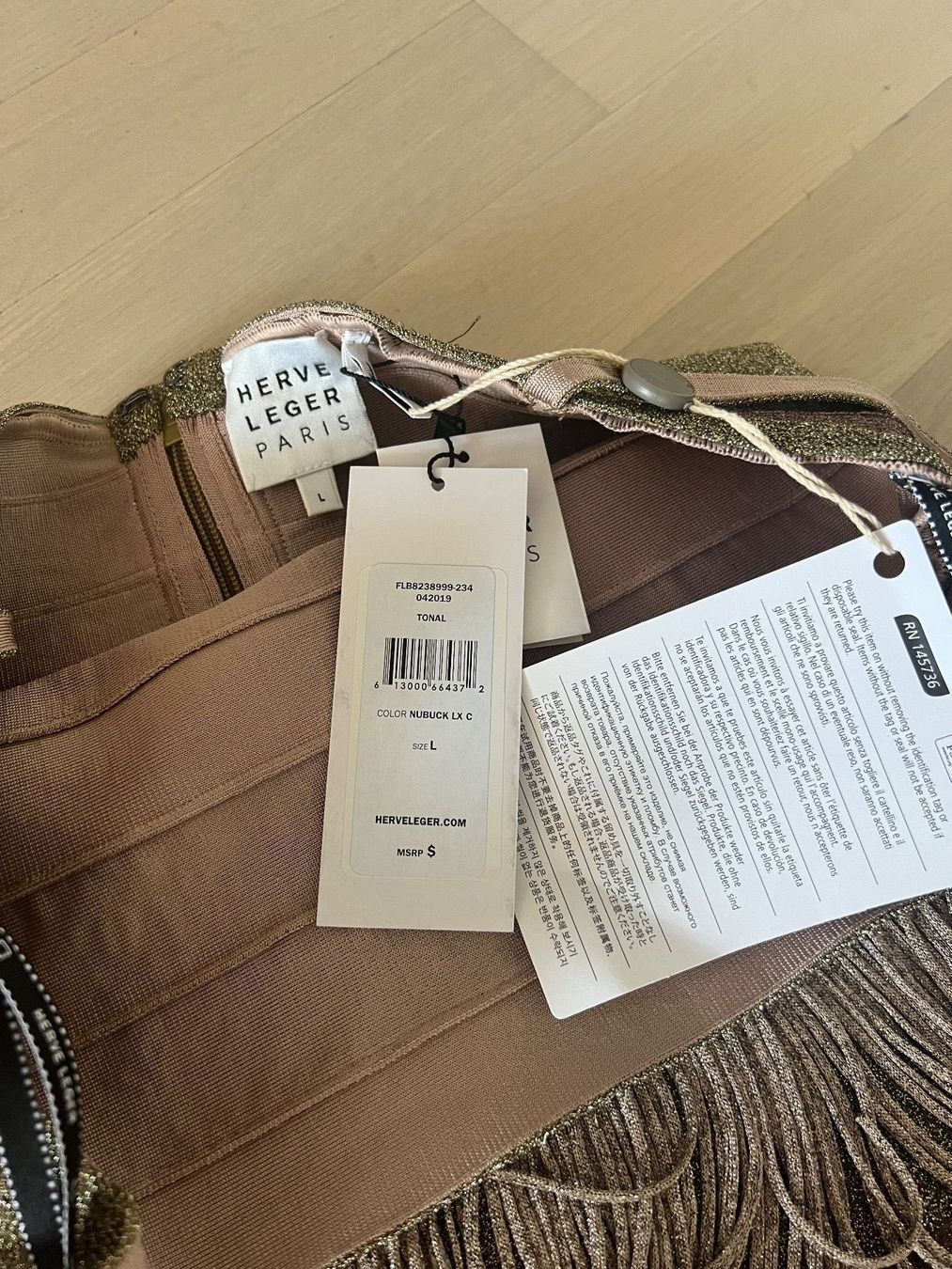 Vestiti: Hervé Leger Kleid Grösse L(M) NEU – Nuovo e nell'imballaggio originale da Männedorf venduto da kajuar 3