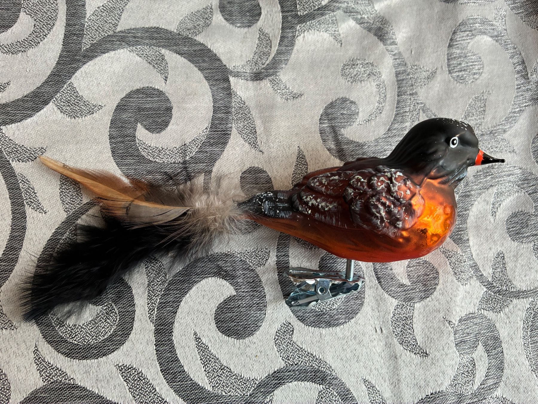 Alle Dekorationen: Wanderdrossel Vogel Christbaumschmuck – Neu und originalverpackt aus Alpnach Dorf von marvo