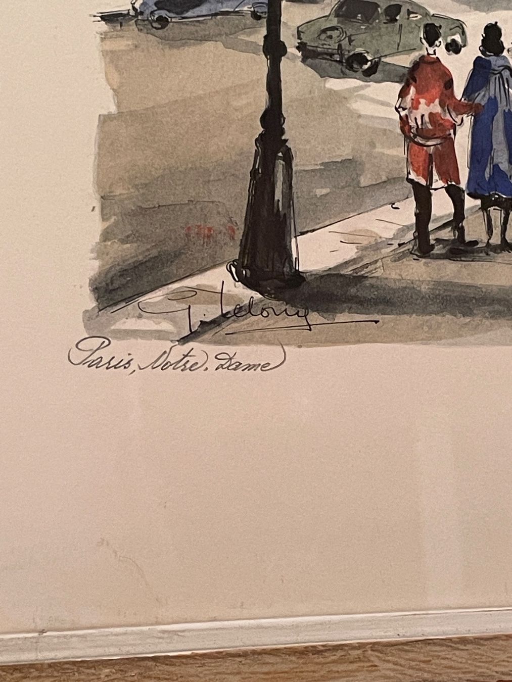 Grafica & Litografie: Super schönes Bild Paris ,Notre Dame – Usato da Triesen venduto da Ubeer 2