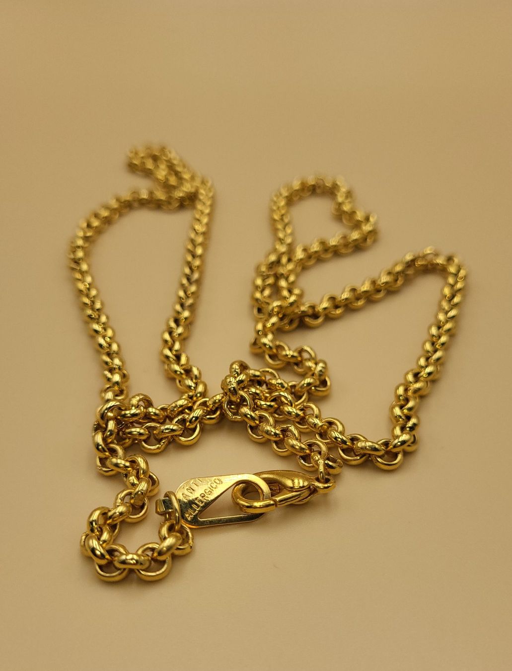 Catenine: Goldene Elegante Kette 80.5cm Lang – Usato da Wald ZH venduto da SwissPawnshop 1