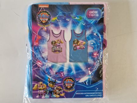 Mädchen Unterhemd 2er Pack Grösse 110/116