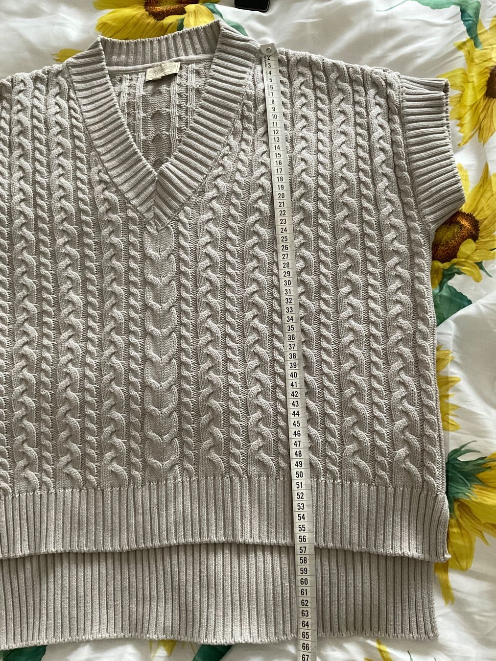 Herrlicher Pullover & Sweatshirts: Schöner Pullunder von Herrlicher Gr S Zopfmuster Hellgrau – Gebraucht aus Urdorf von alda02 4