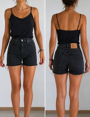 Levis Shorts Black 