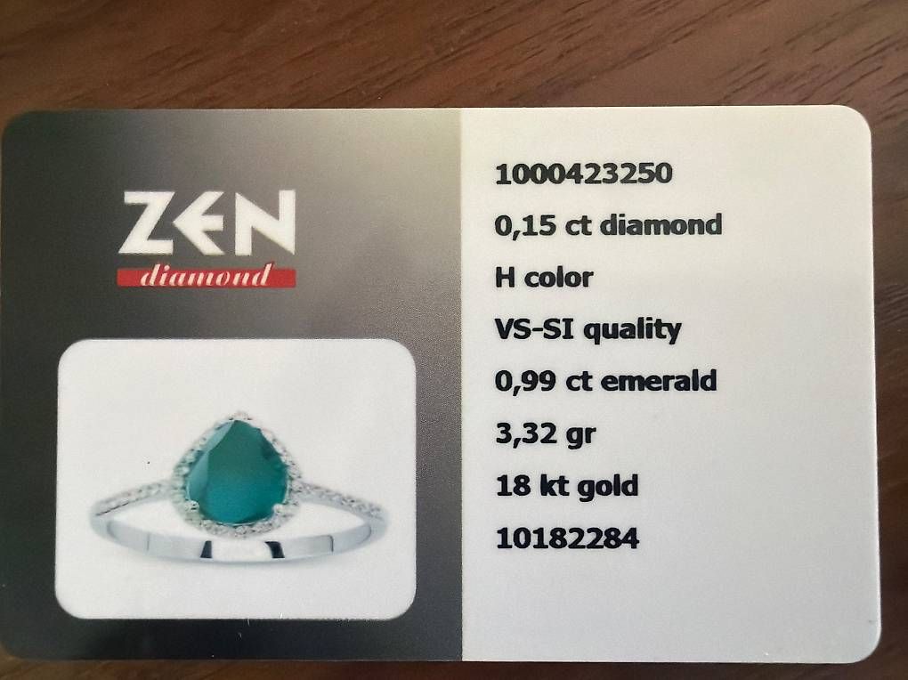 Bagues: ZEN DIAMOND Smaragdring – Neuf avec emballage d'origine à Basel par bur_5jk5 3