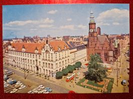 Wrocław Breslau Altstadt Rathaus 70er Jahre