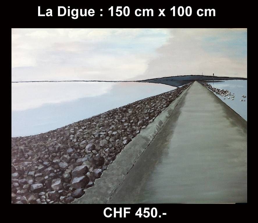 Dipinti: Grand tableau acrylique 150cm x 100cm – Usato da La Croix (Lutry) venduto da Jeceva