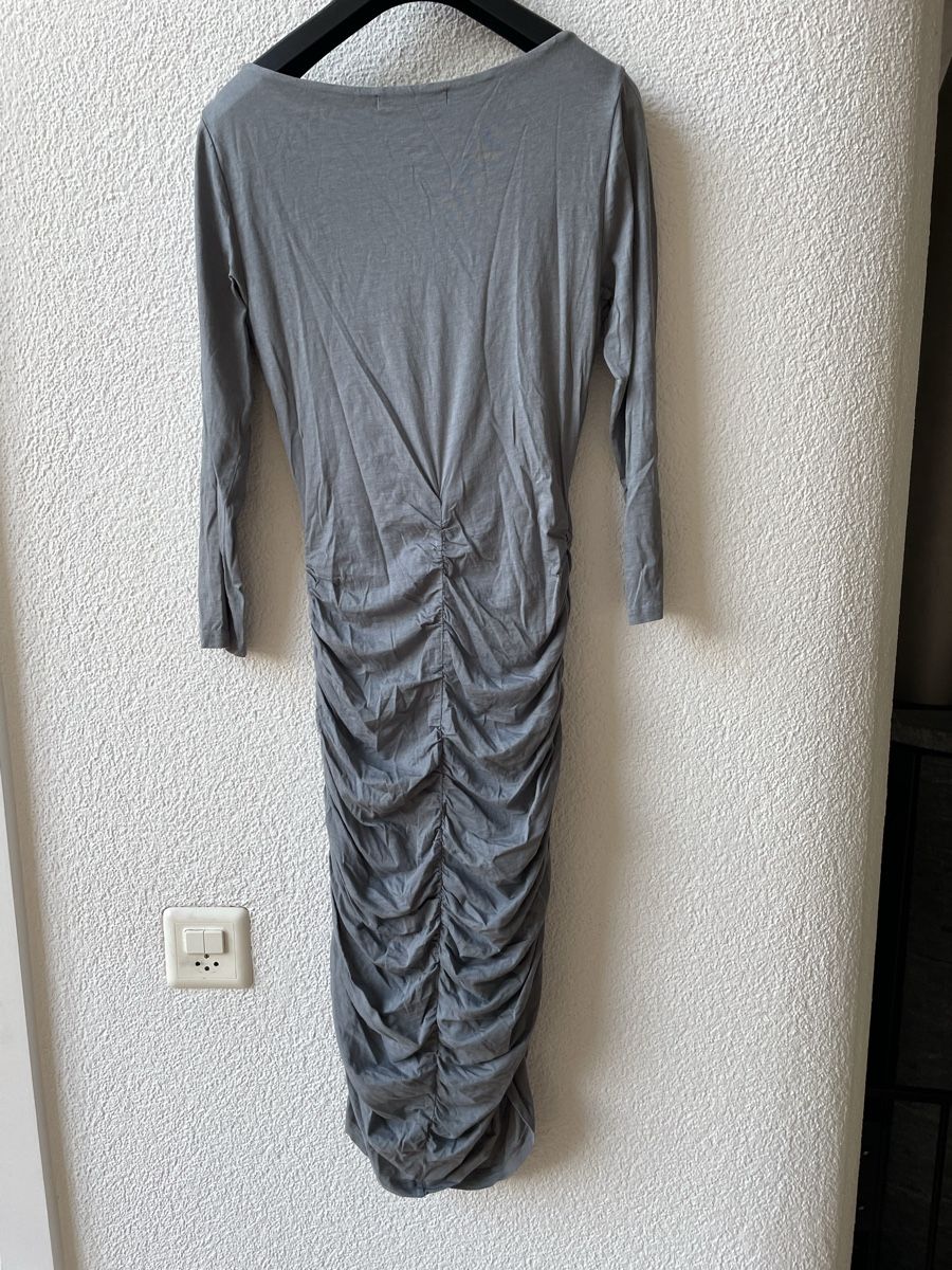Vestiti: Velvet Jersey Kleid, grau, Gr S – Usato da Rüti b. Büren venduto da istrauss 1
