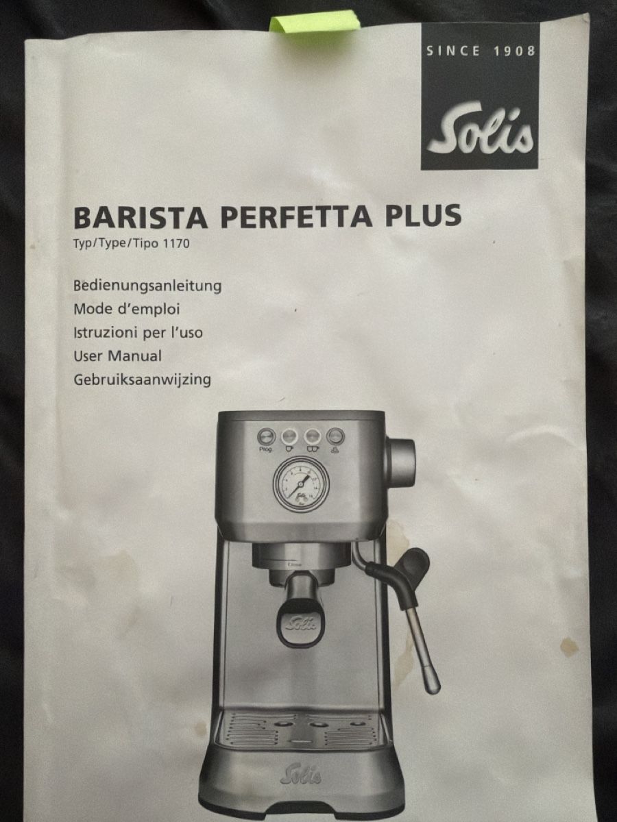 Solis Macchine per caffè & Macchine per espresso: Solis Barista Perfetta Plus – Usato da Wabern venduto da rom_v8xs 1