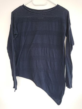 Damen Pullover Vero Moda Gr. S Dunkelblau asymetric