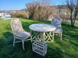 Vintage set of garden chairs