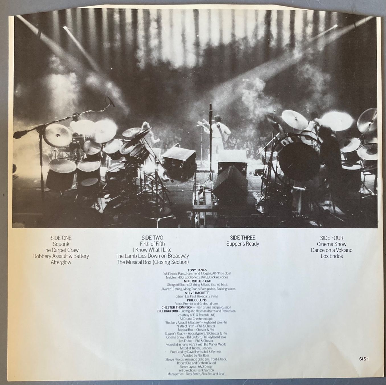 Dischi in vinile: GENESIS - SECONDS OUT – Usato da Poliez-Pittet venduto da Newtown-Records 3