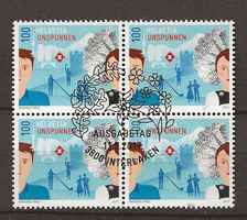 B1629 - Unspunnen B4 1er jour sur fragment
