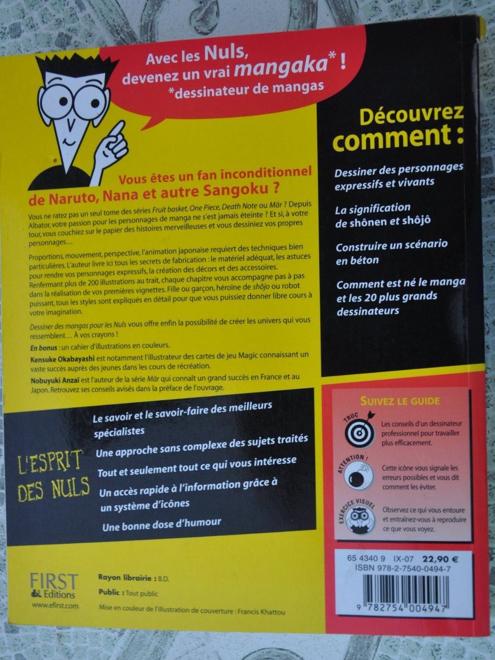 Bücher: Dessiner des mangas pour les nuls – Gebraucht aus Fully von Minouchka 6