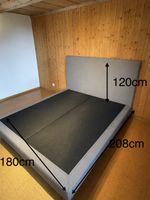 Lit double boxspring swissbedding
